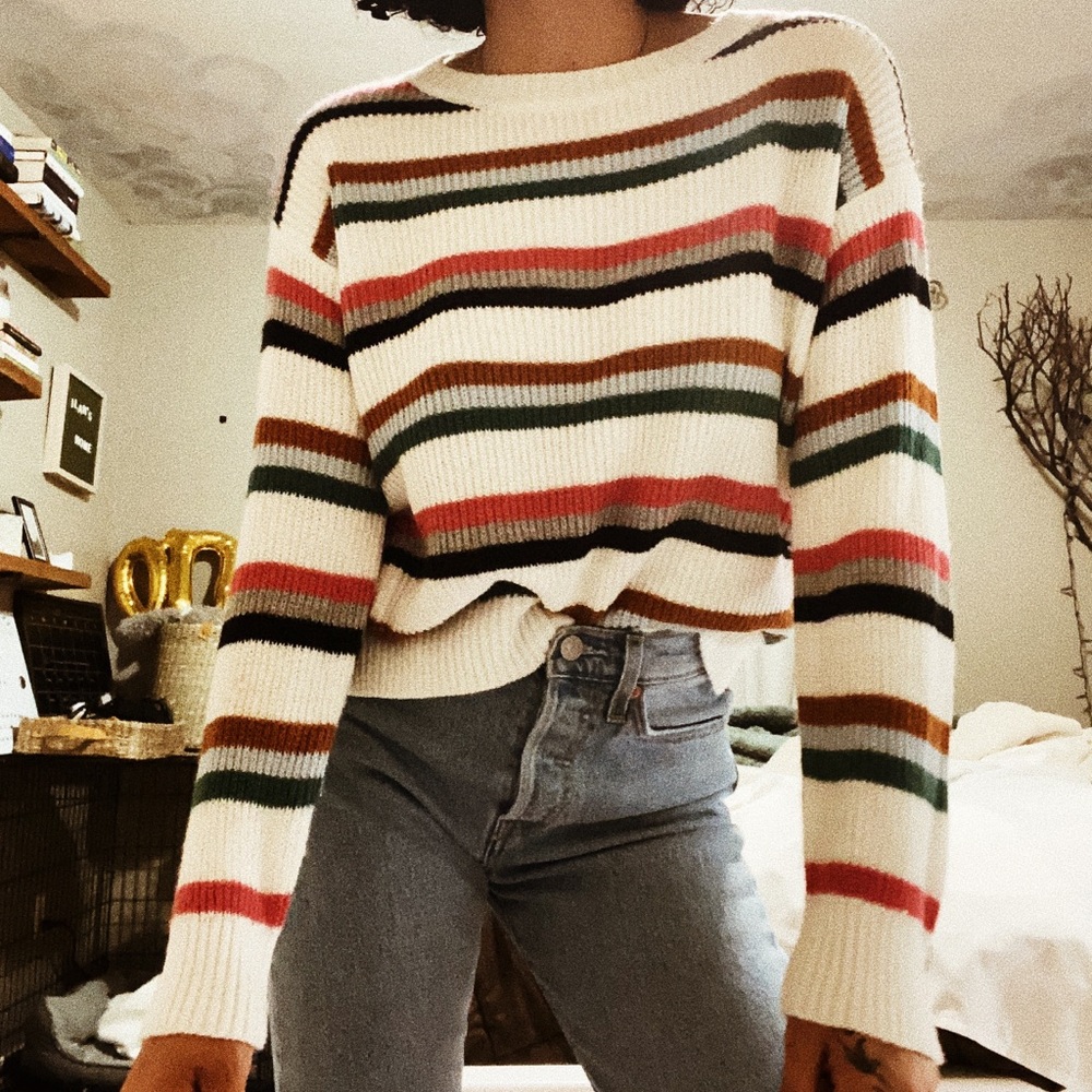 Adorable Striped Sweater